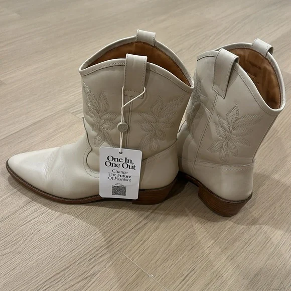 Sézane western style embroidered boots - Picture 6 of 10